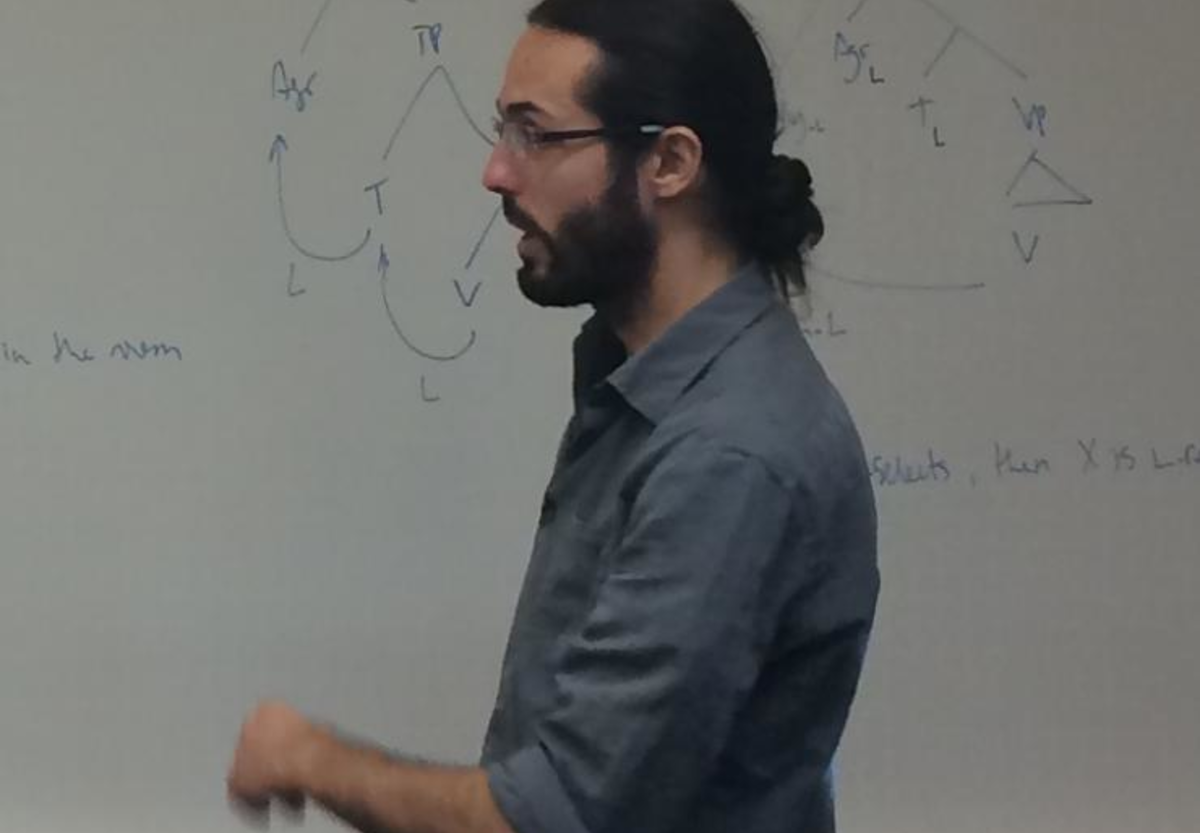 professor at whiteboard